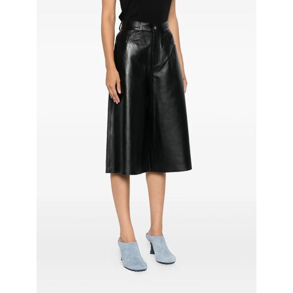 Haikure Women Leather Shorts - Picture 3 of 5